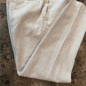 EUC Brooks Brothers Men’s linen striped pant 32x32